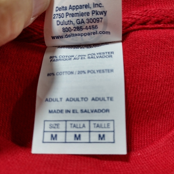 Santa Claws Red Christmas Sweatshirt‎ Size Medium - Picture 5 of 10